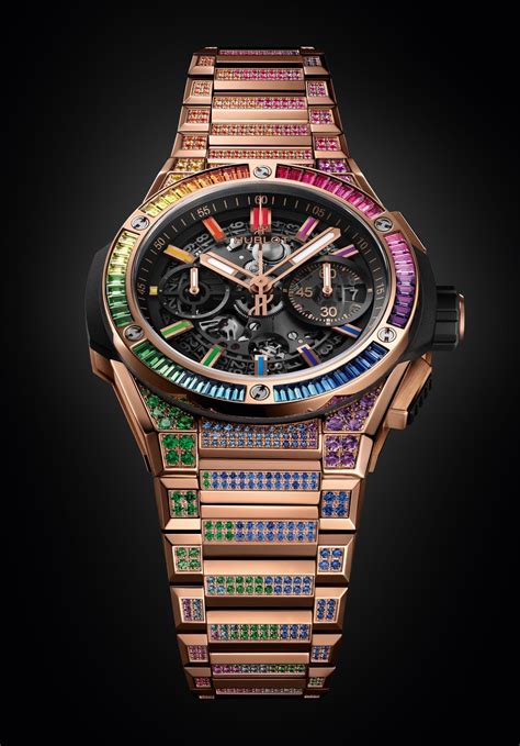 hublot big bang integral rainbow|Hublot big bang bezel.